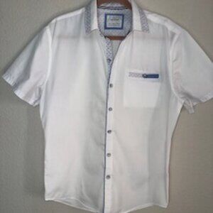 Craft+Flow Button Down Short Sleeve‎ Shirt Mens